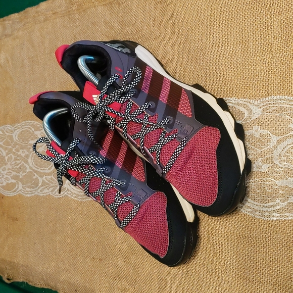 adidas Shoes - Adidas Kanadia Tr 7 Women's Trail Running Shoes Sz 9.5, Pink/Purple/Black